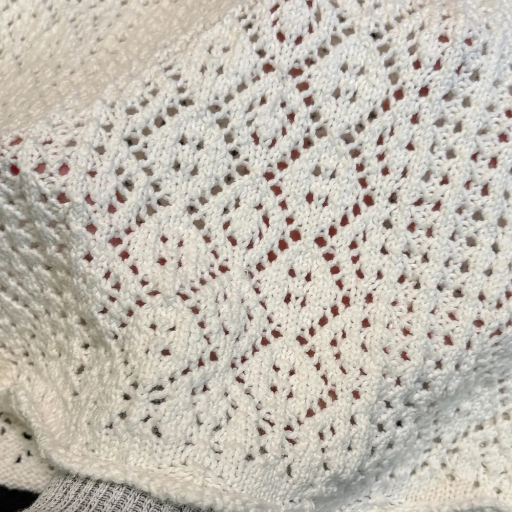 Falls Creek White Crochet Eyelet Camisole Tank - Picture 4 of 7